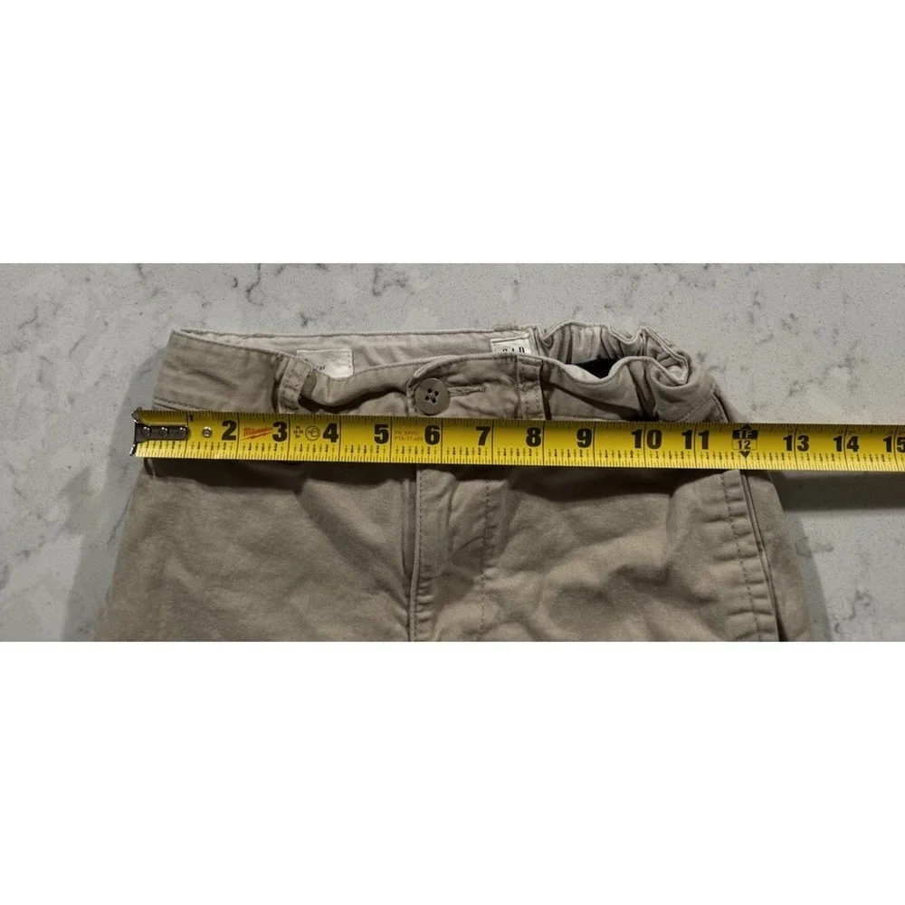 Gap Kids Shorts Boys‎ 10 Khaki Flat Front Cotton Stretch Uniform Comfort Casual